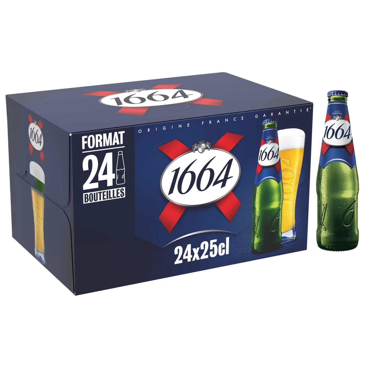 BLLE 24X25CL BIERE 1664