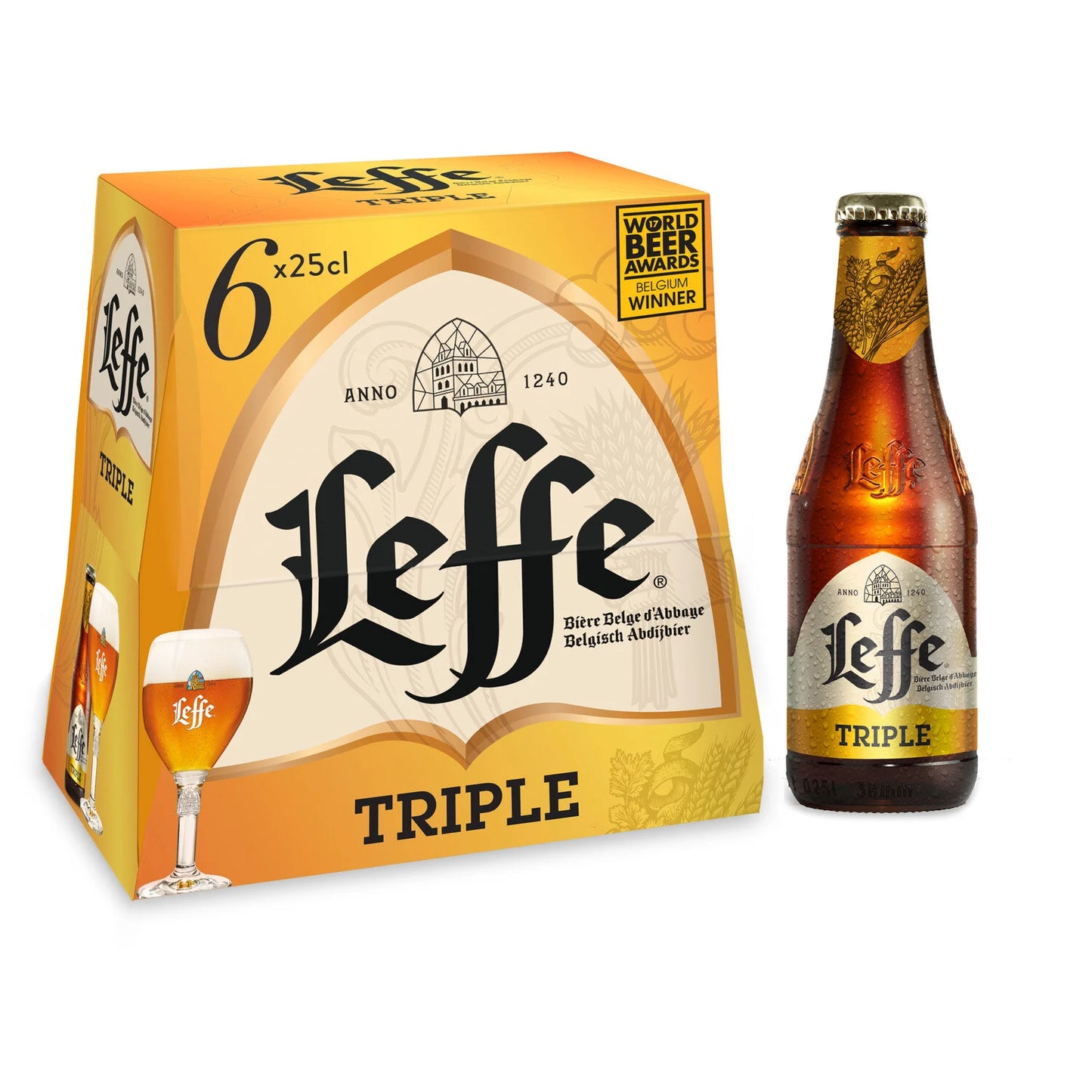 BLLE 6X25CL LEFFE TRIPLE