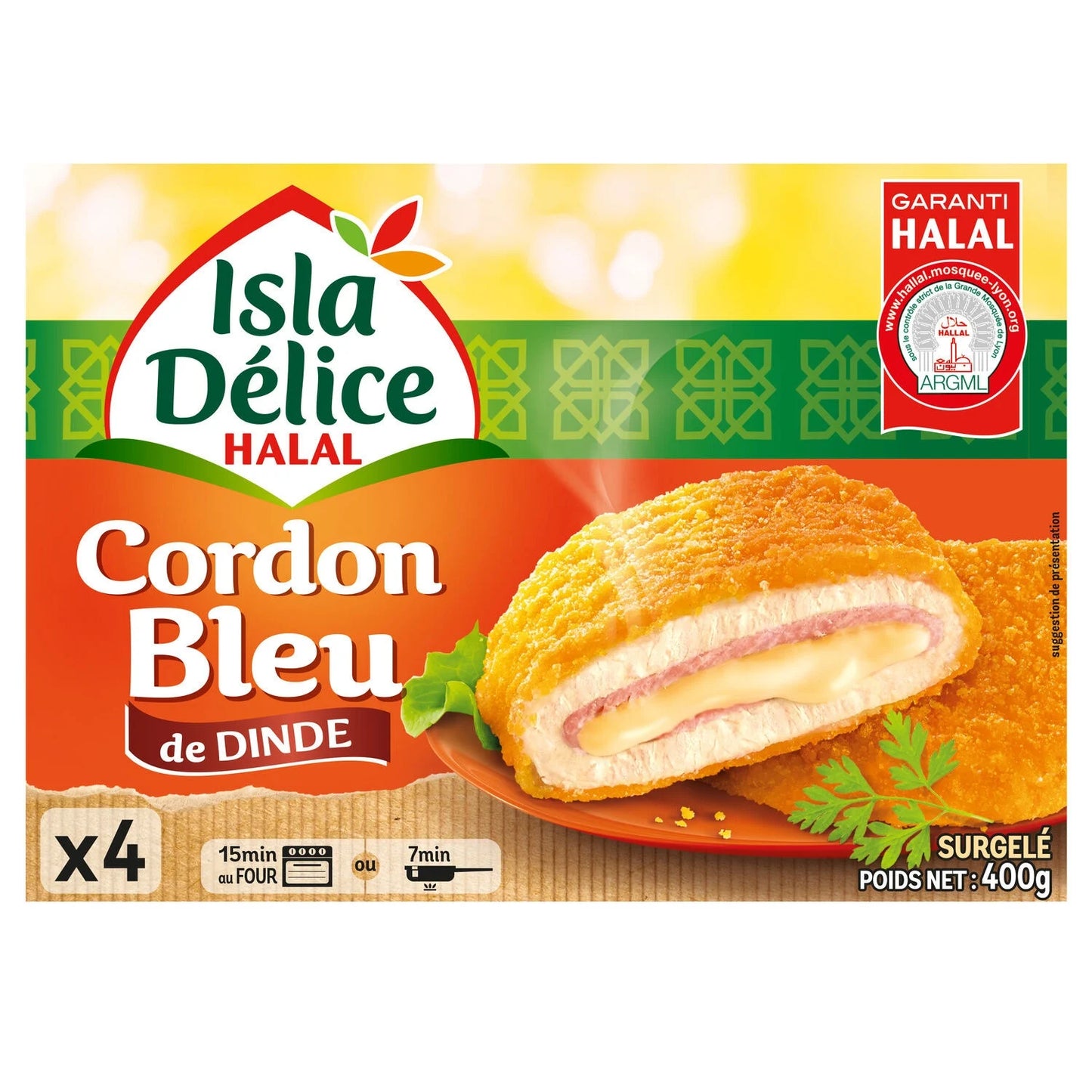 CORDONS BLEUS HALAL 400G