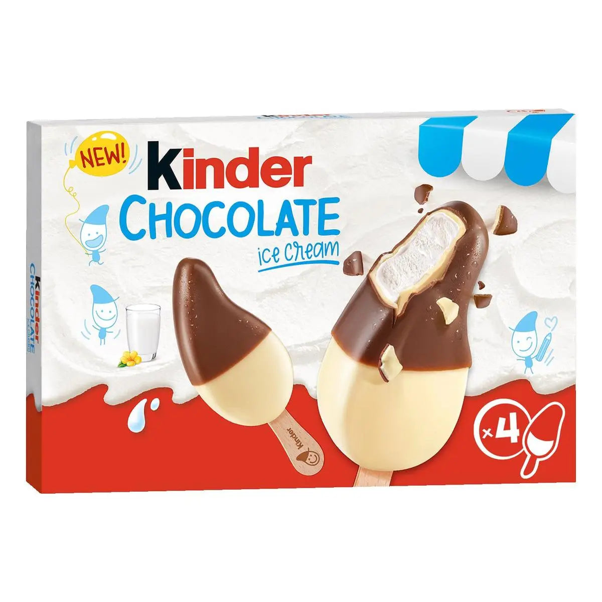 BATON KINDER CHOC.X4 152G