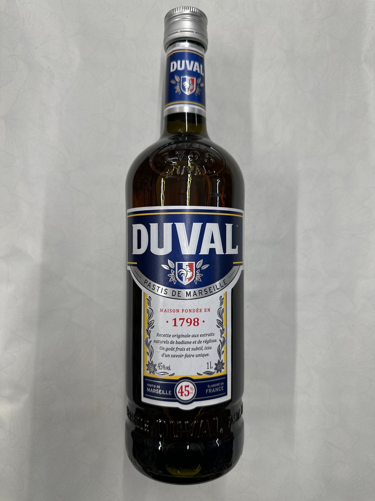 PASTIS DUVAL LITRE 45DG