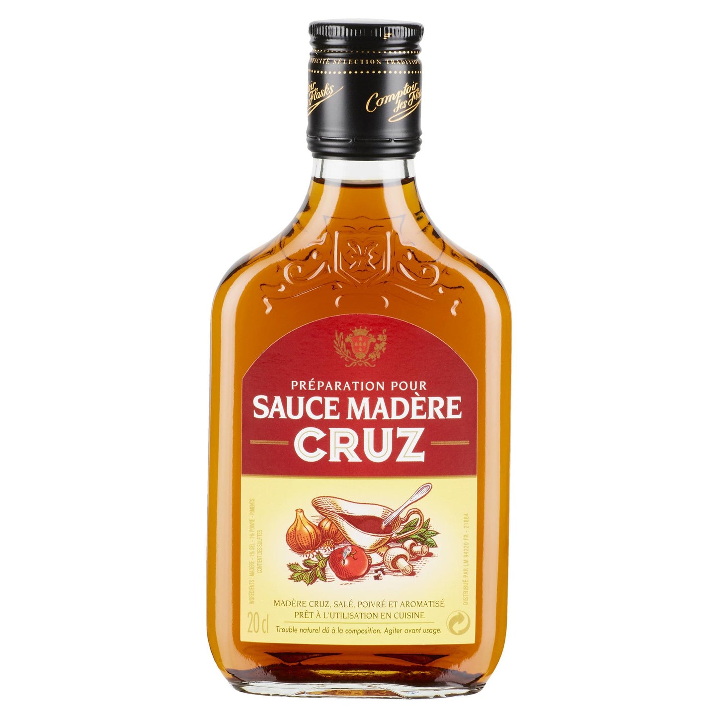 FLASK 20CL SAUCE MADERE