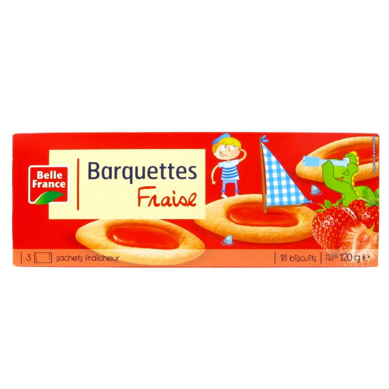 BARQUETTES FRAISE 120G.BF