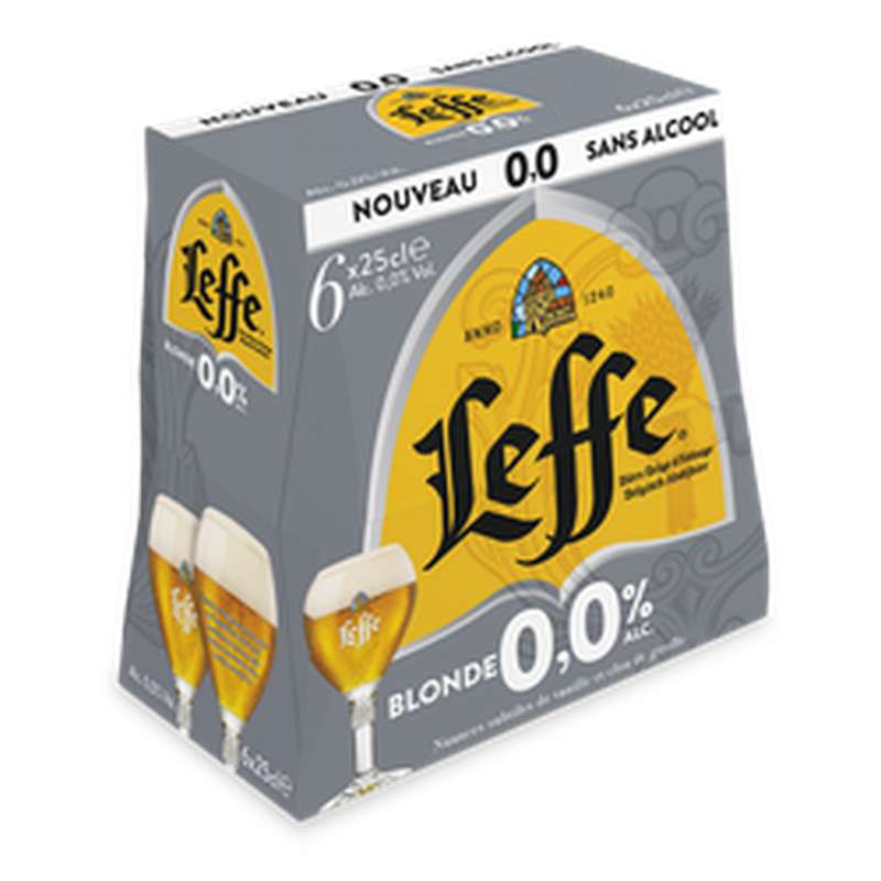BLLE 6X25 LEFFE 0 0%VOL