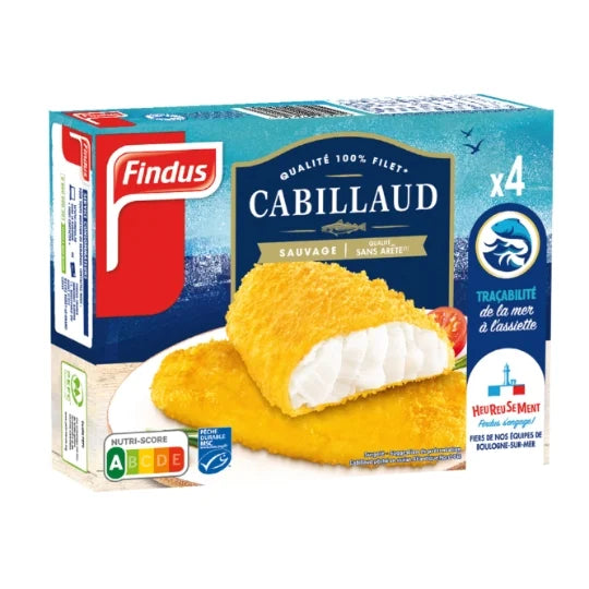 B4.PANES CABILLAUD FINDUS