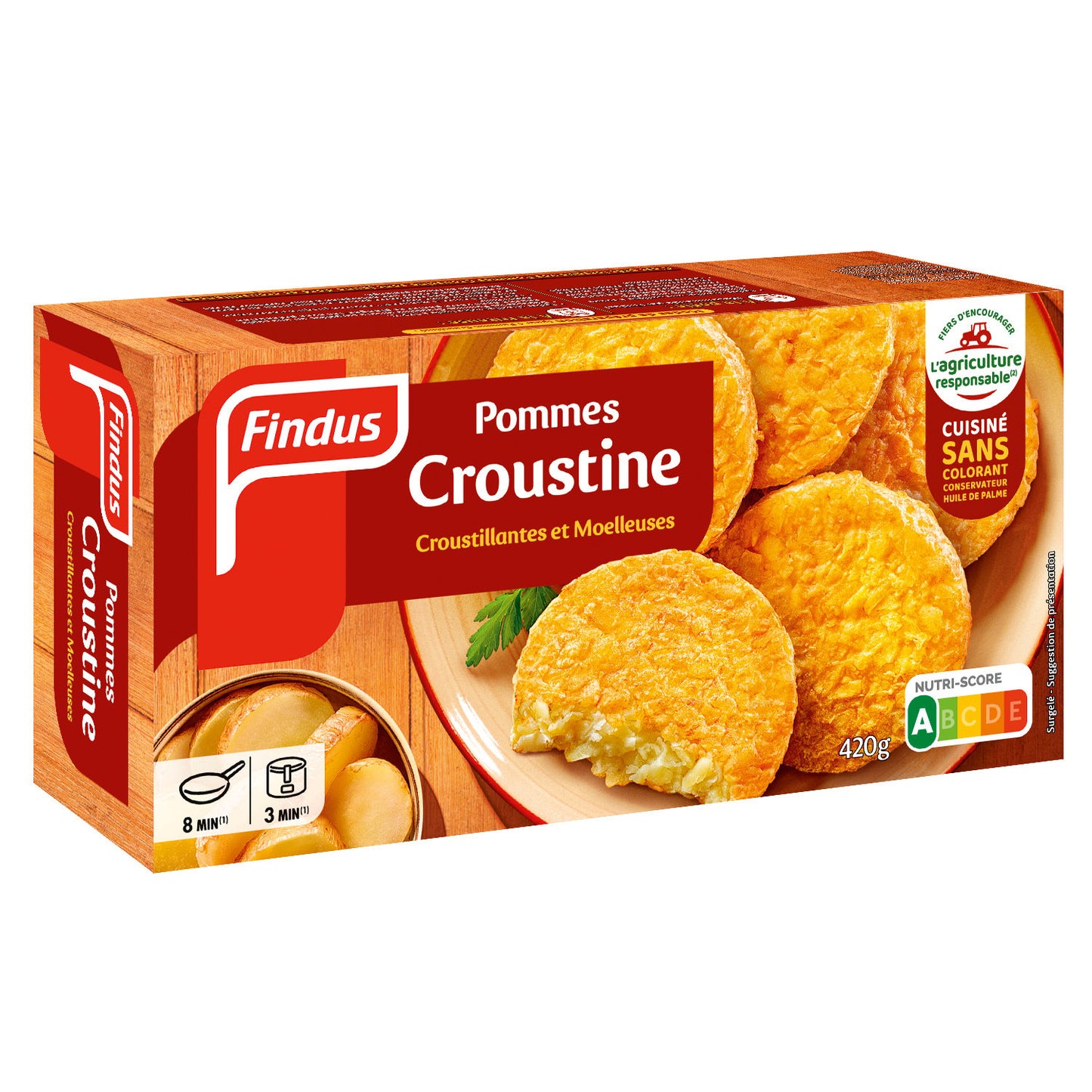 POM.CROUSTINE 420G.FINDUS