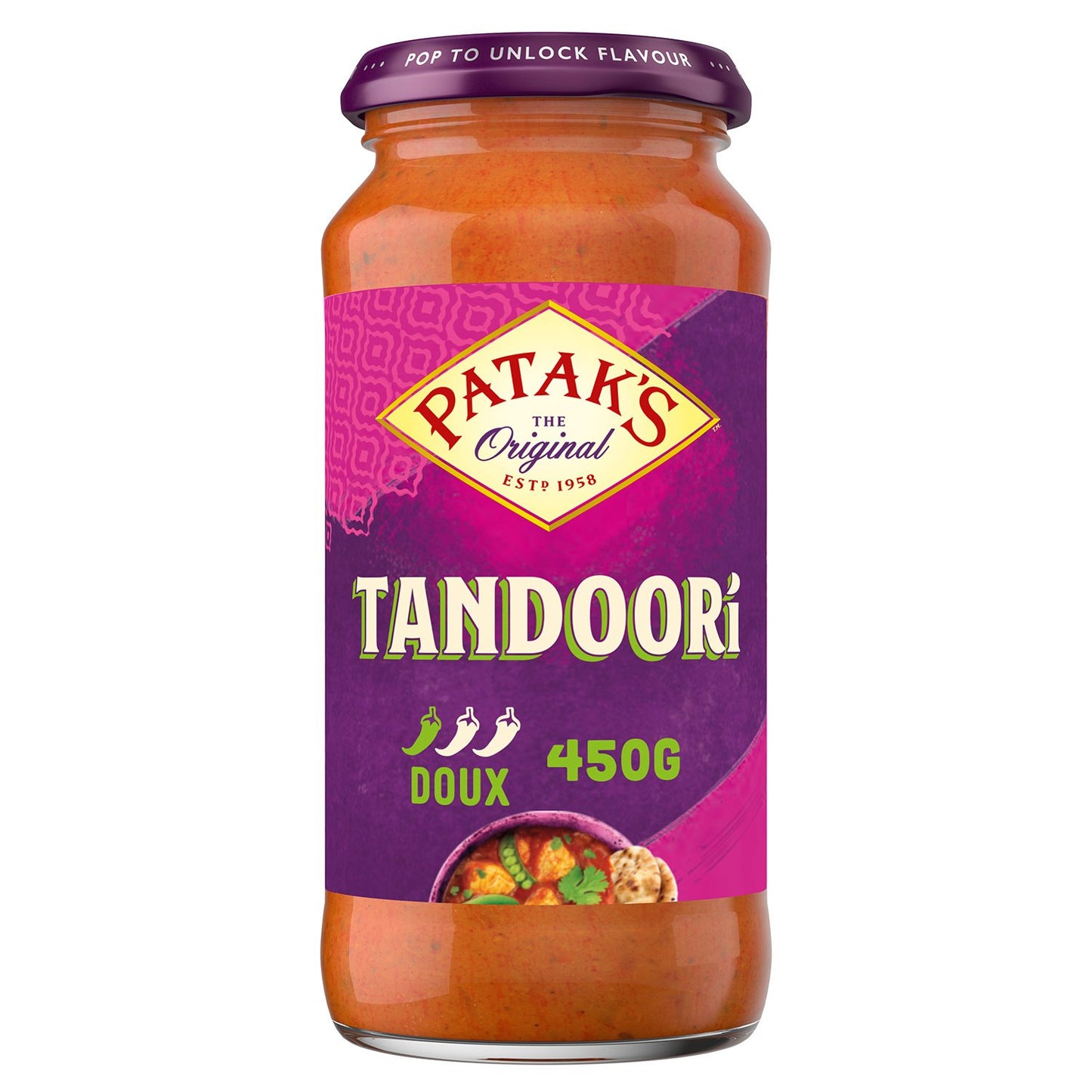 SAUCE TANDOORI 450G PATAK