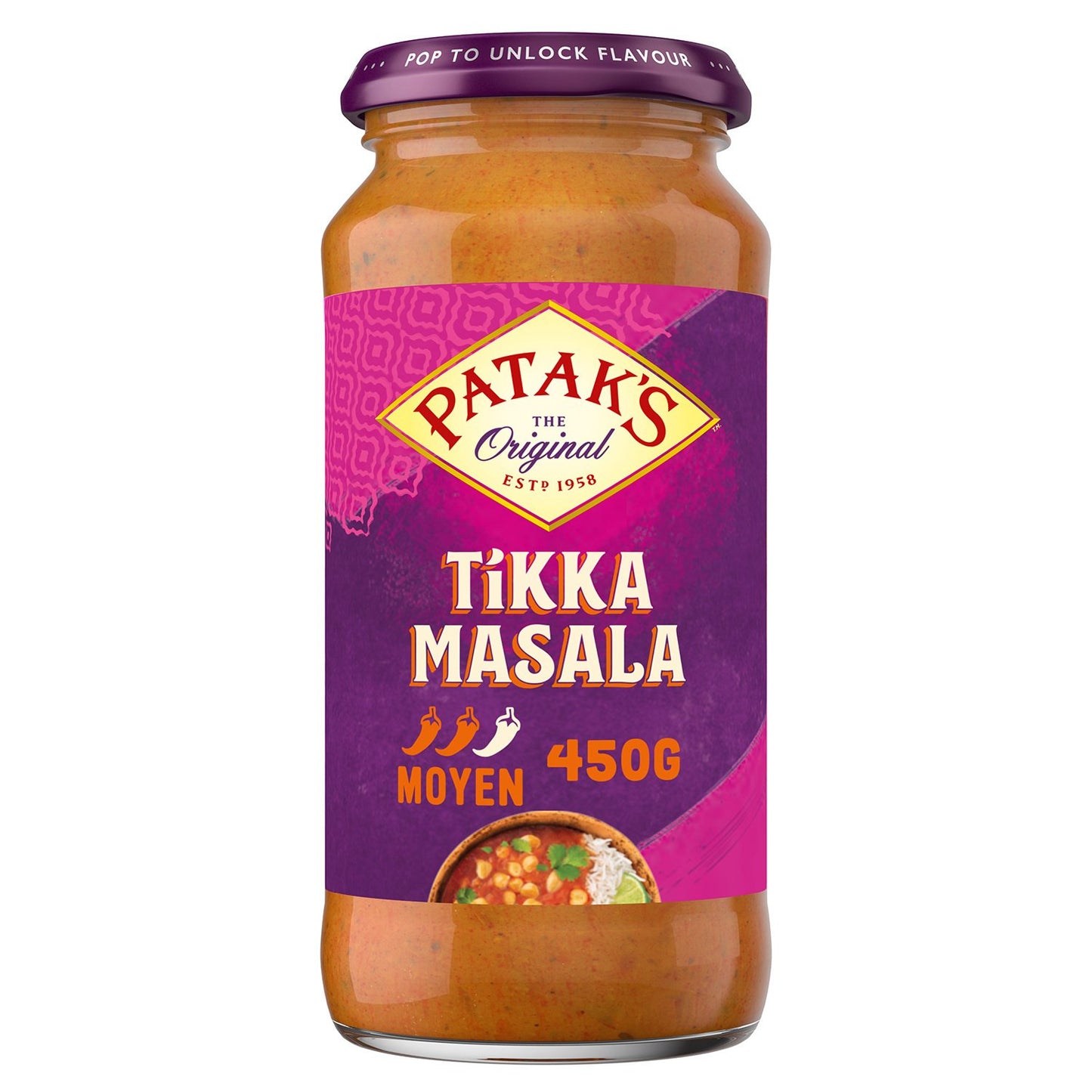 SAUCE TIKKA 450G PATAK'S