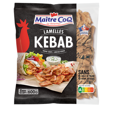 LAMELLES KEBAB CUITE 600G
