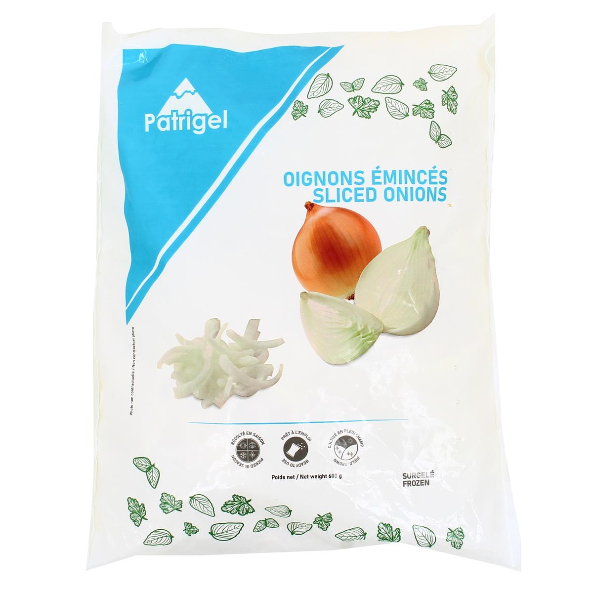 OIGNONS EMINCES 600G PATR