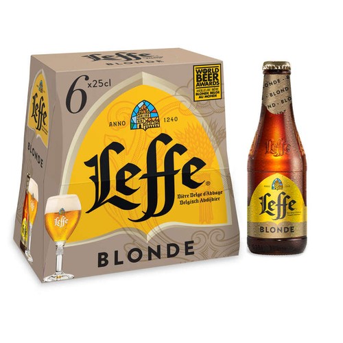 BLLE 6X25CL ABBAYE LEFFE