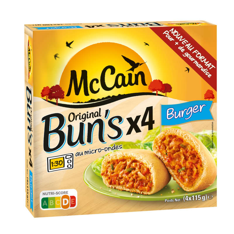 BUNS BURGER 460G