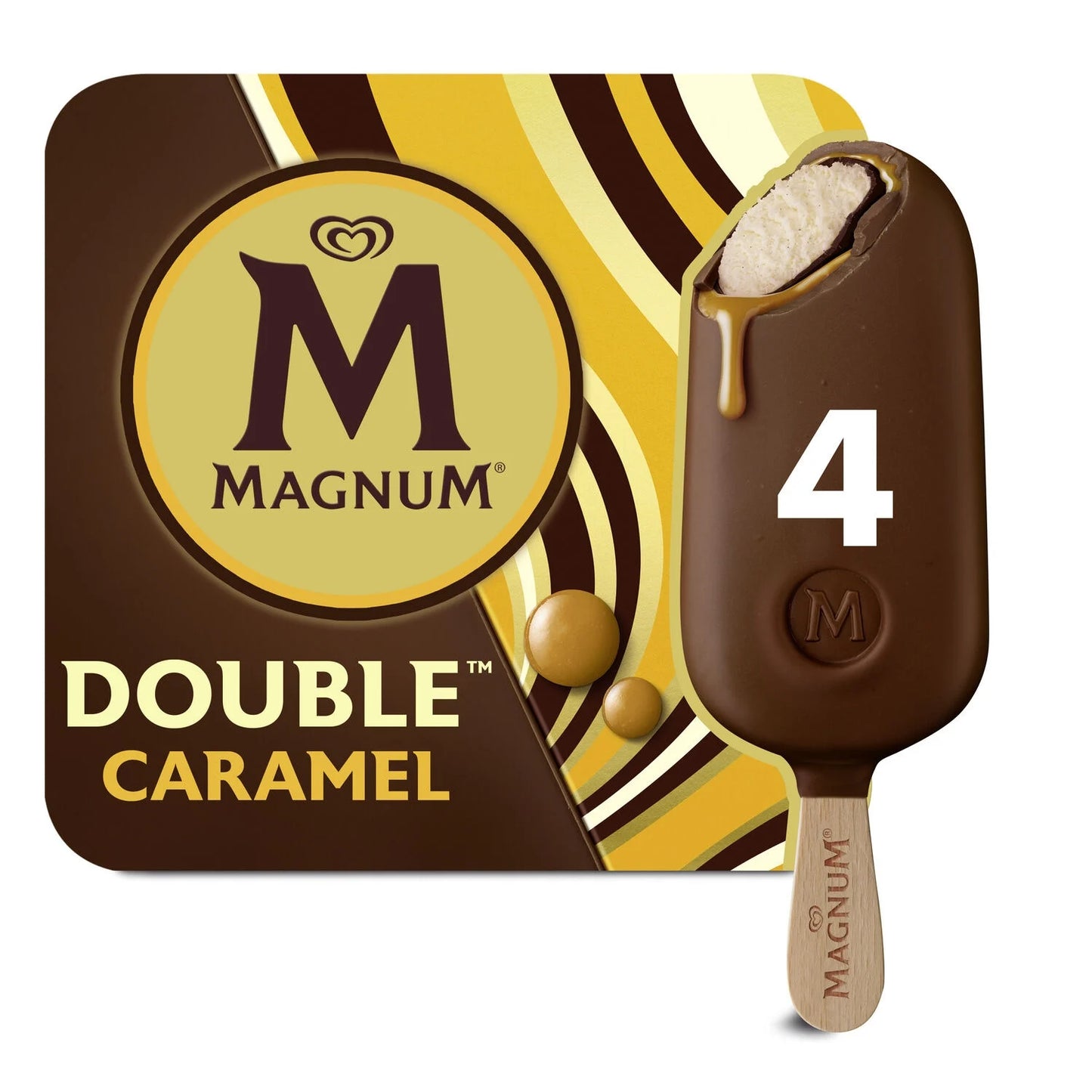 MAGNUM DELUXE CARAMEL X4