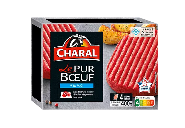 STEAK HACHE 5% X4  CHARAL