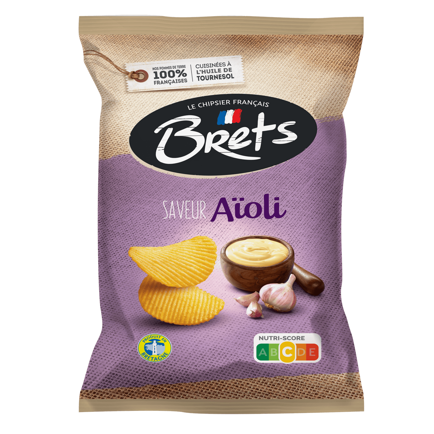 CHIPS BRETS AIOLI 125G