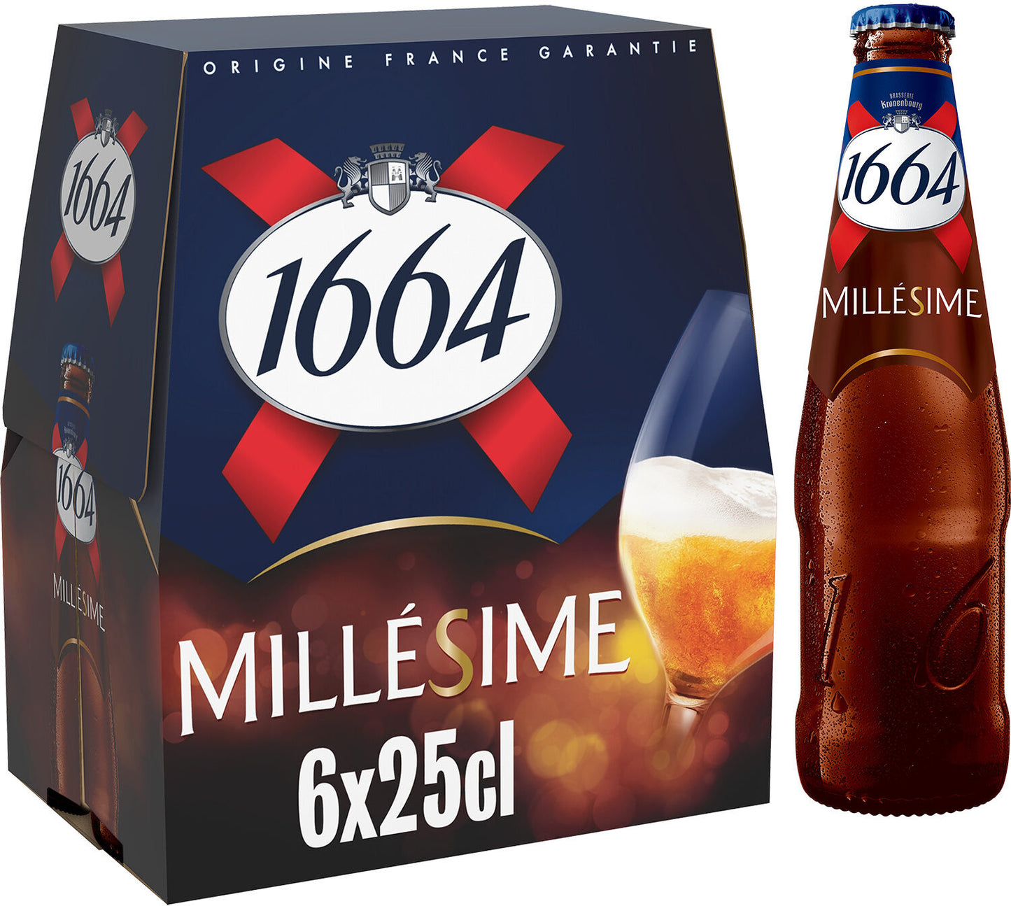 BLLE 6X25CL 1664 MILLESIM