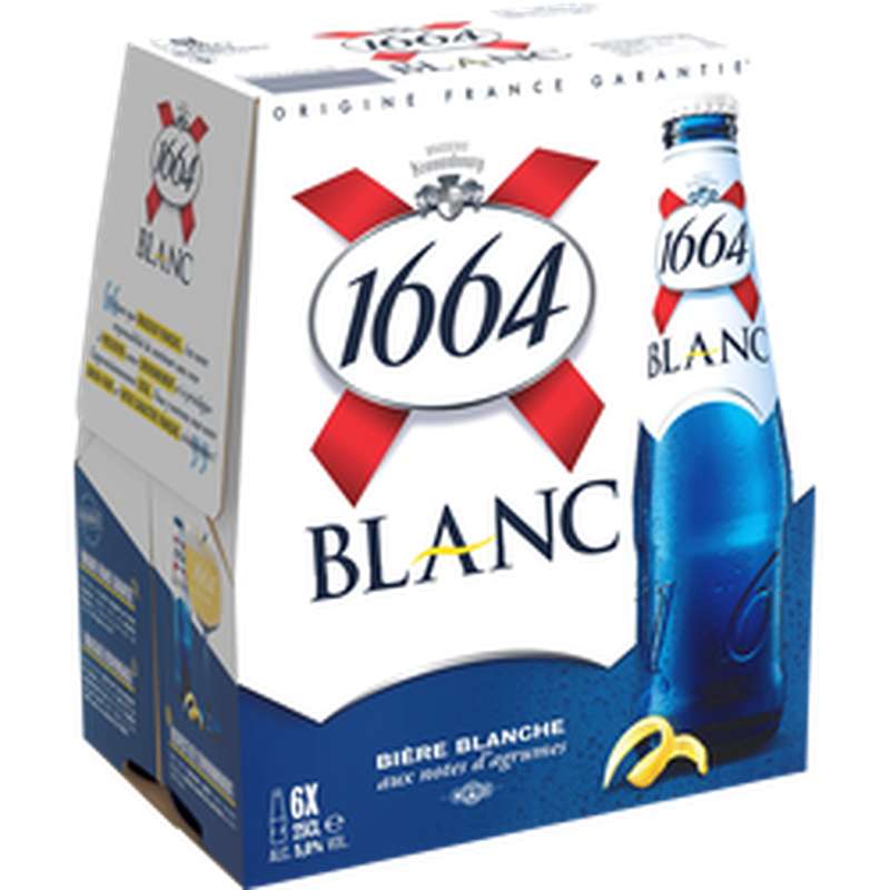 BLLE 6X25CL 1664 BLANC