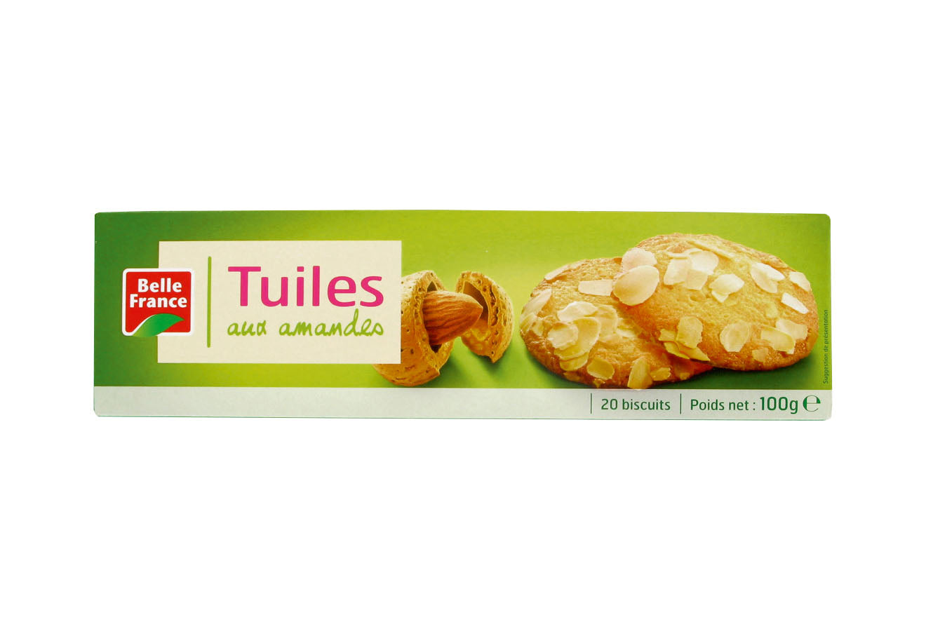 TUILES AMANDES 100G.   BF