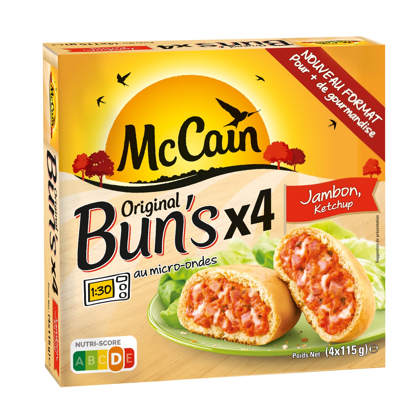 BUNS JAMBON KETCHUP 460G