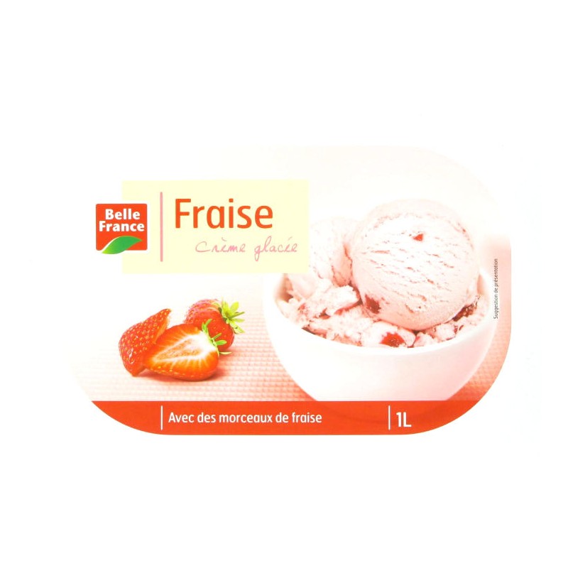 BAC 1L.GLACE FRAISE    BF