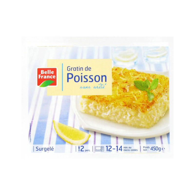 GRATIN POISSON 450G.   BF
